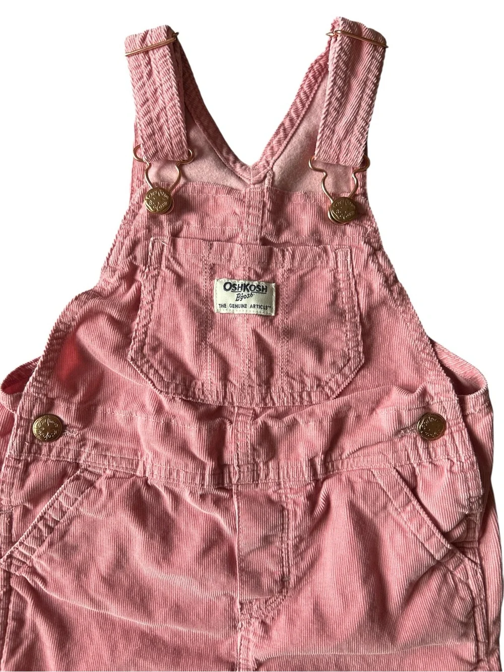 Oshkosh Kids Pink Corduroy Overalls - OshKosh B'gosh